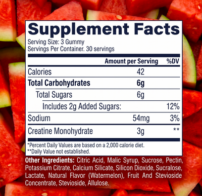 Watermelon Creatine Gummies